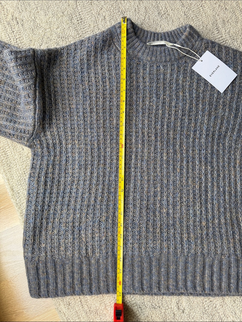 NWT Everlane Women’s Waffle Sweater (wool, cotton, alpaca) - Picture 8 of 8